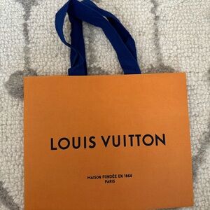 Authentic Louis Vuitton Shopping Bag, 7” x 9”